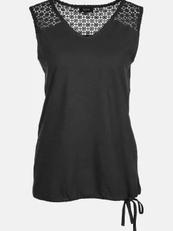 Damen Sure Damen Tanktop mit Spitzeneinsatz