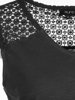 Damen Sure Damen Tanktop mit Spitzeneinsatz