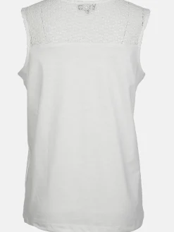 Damen Sure Damen Tanktop mit Spitzenbesatz