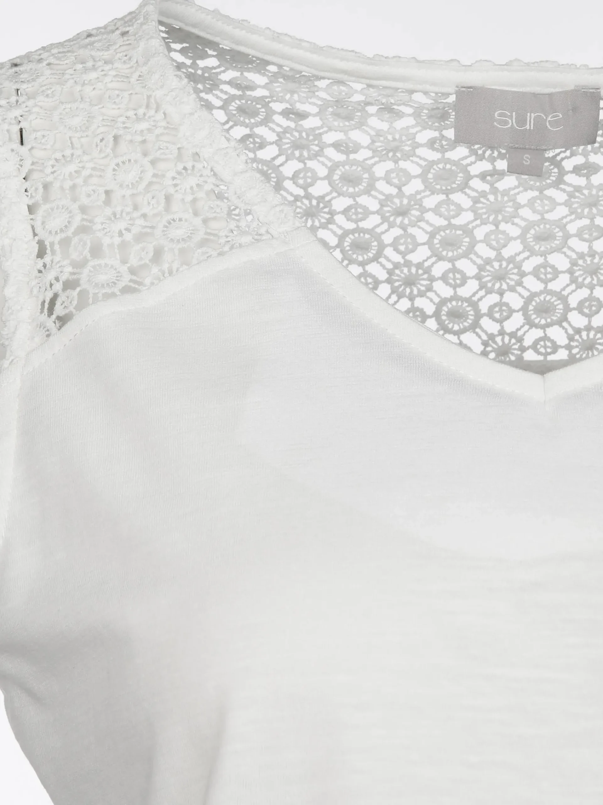 Damen Sure Damen Tanktop mit Spitzenbesatz