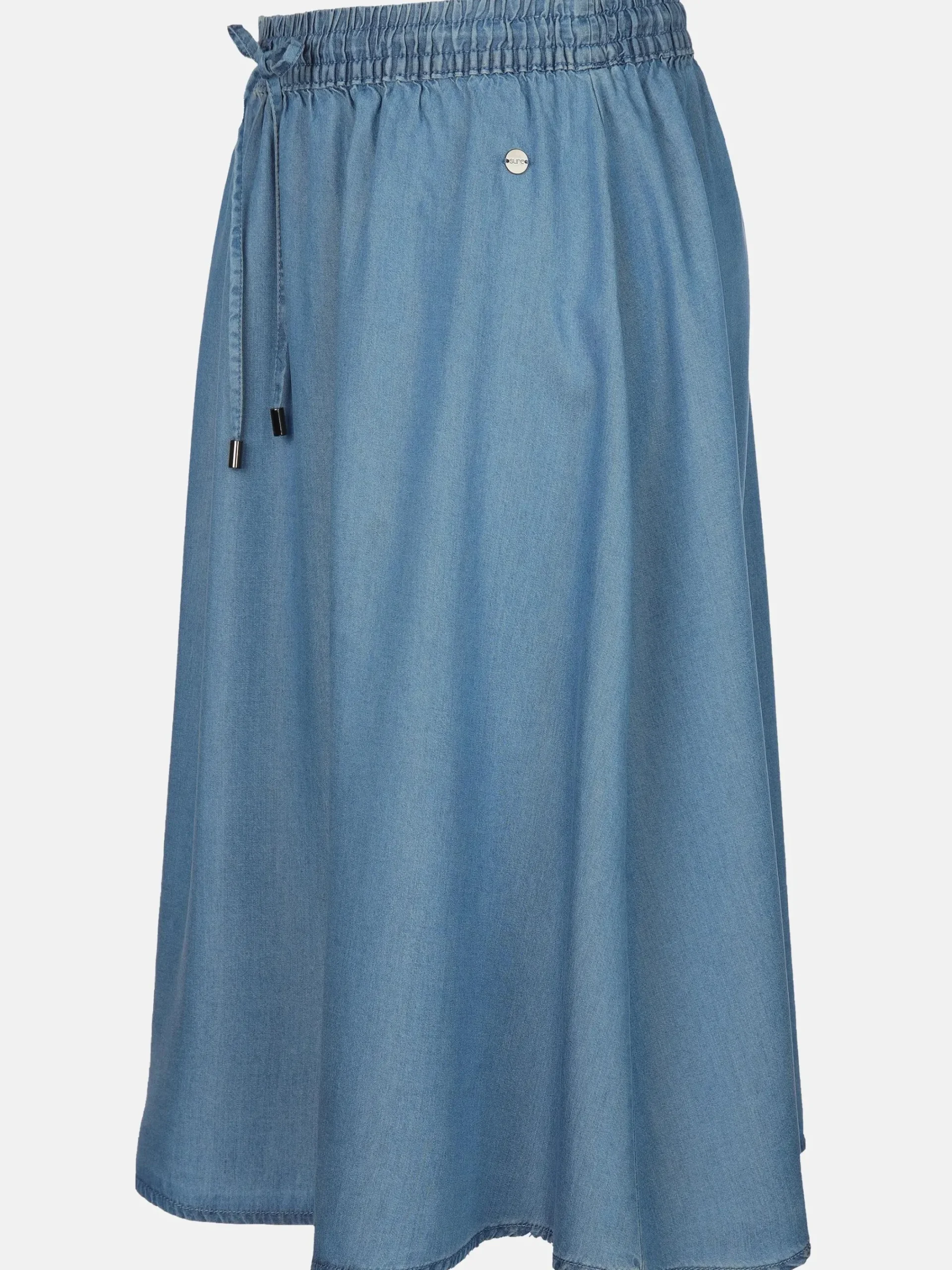 Damen Sure Damen Tencel Rock in Jeansoptik