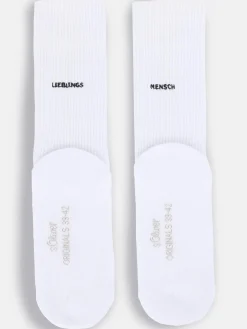 Damen s.Oliver Damen Tennissocken mit Stickerei