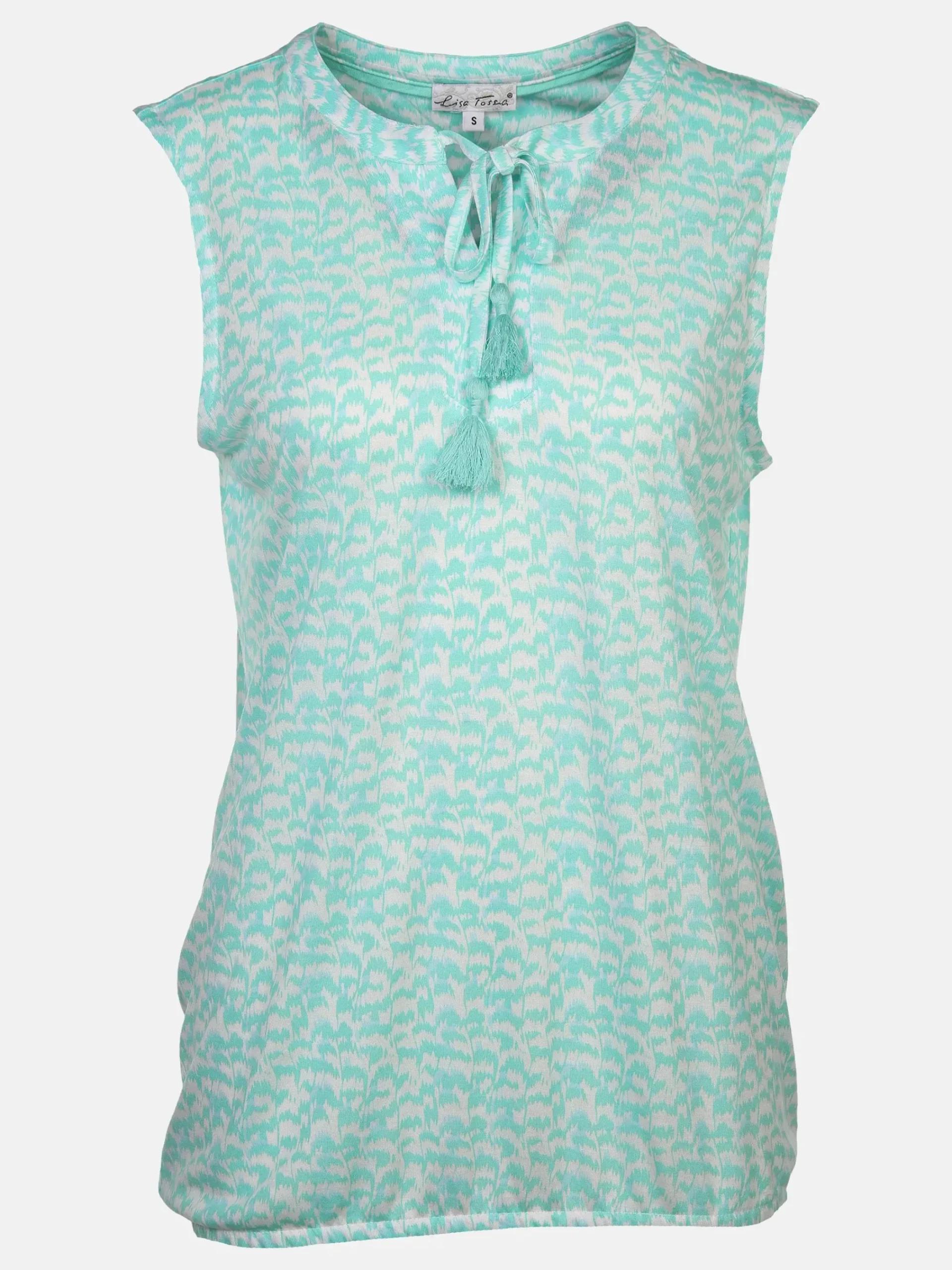 Damen Lisa Tossa Damen Top im Alloverprint