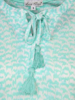 Damen Lisa Tossa Damen Top im Alloverprint