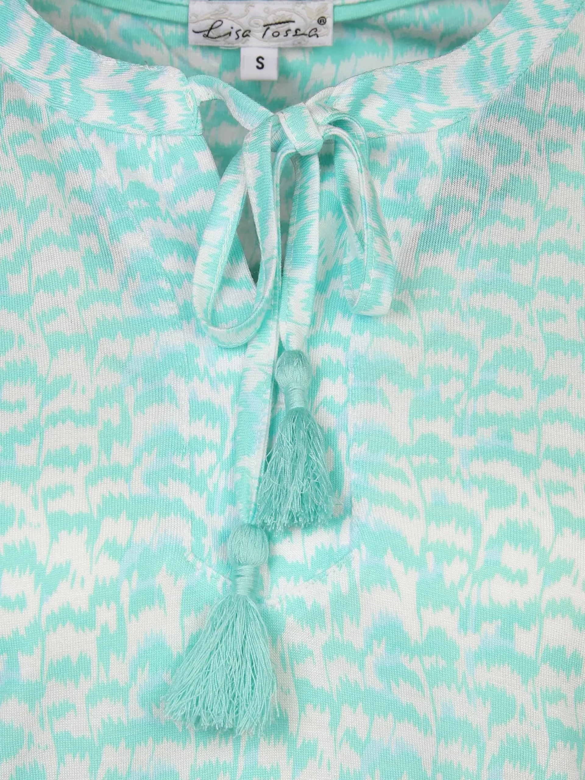 Damen Lisa Tossa Damen Top im Alloverprint