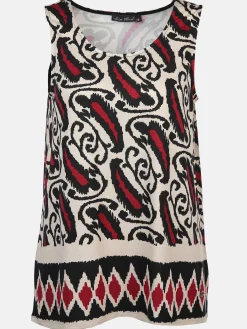Damen Lisa Tossa Damen Top im Ethno-Print
