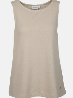 Damen Lisa Tossa Damen Top in Boucle-Optik