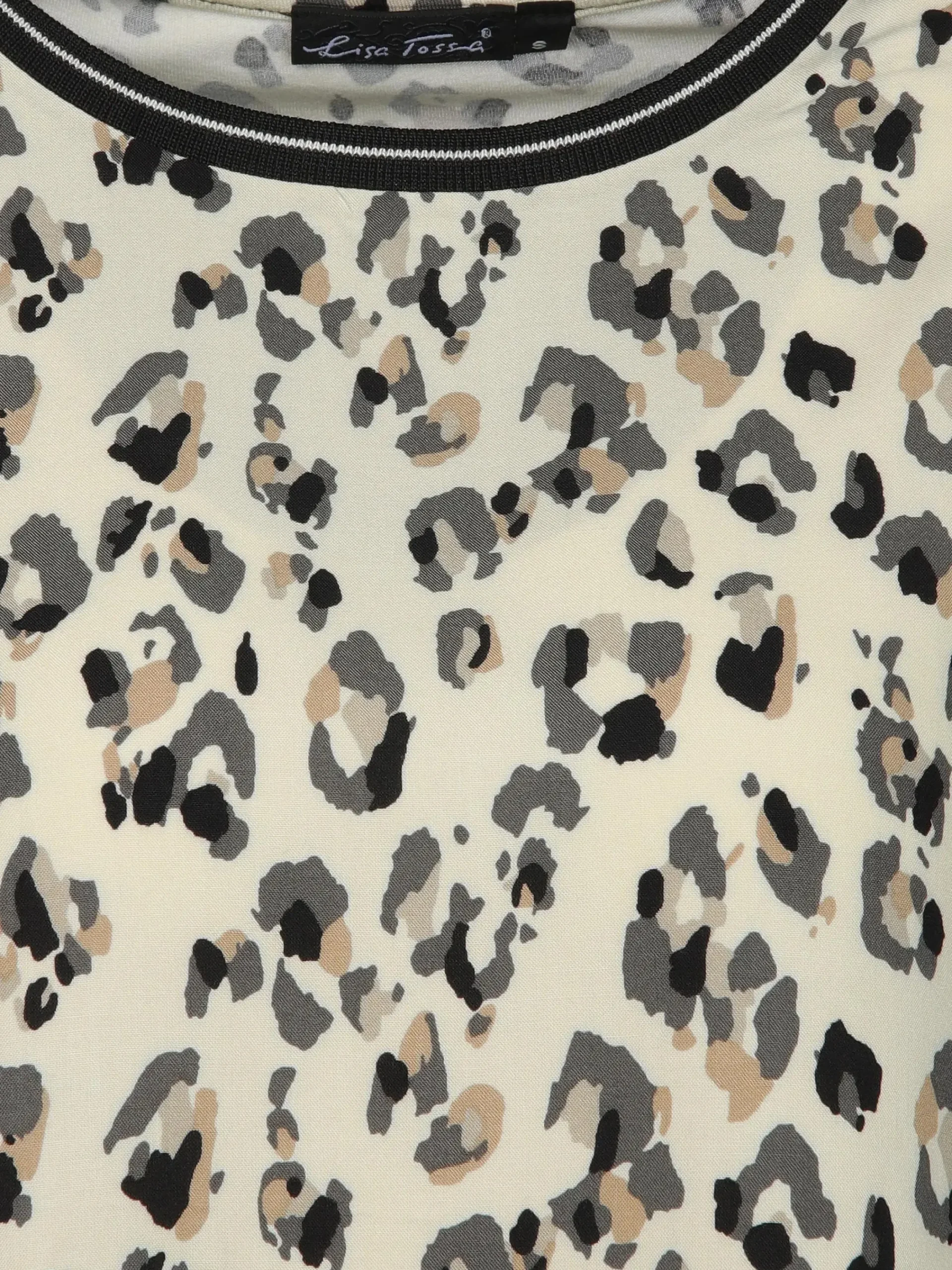 Damen Lisa Tossa Damen Top mit Leoprint