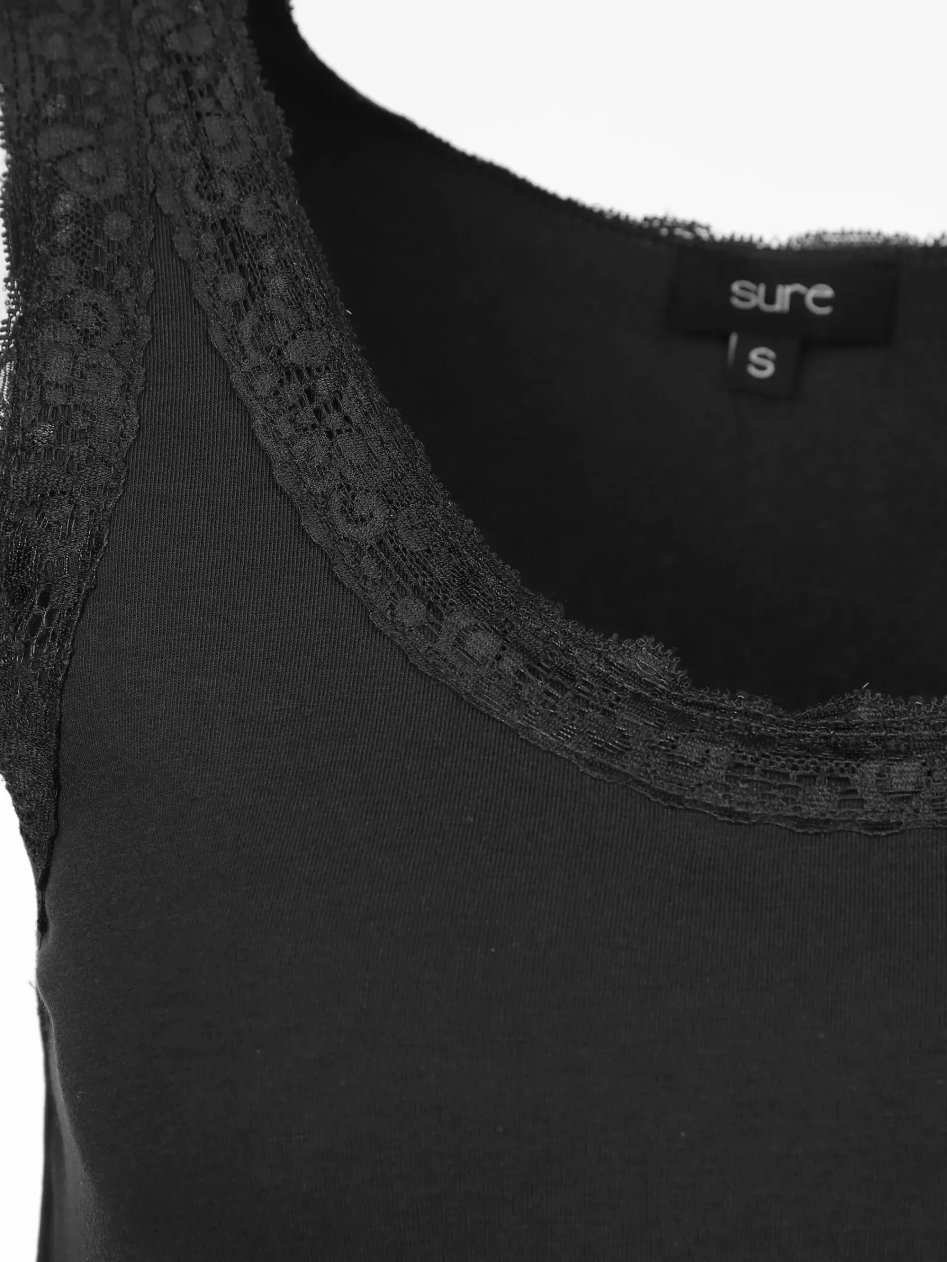 Damen Sure Damen Top mit Spitzendetail