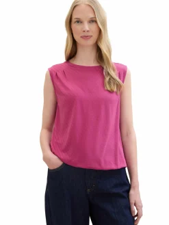 Damen Tom Tailor Damen Top mit Struktur