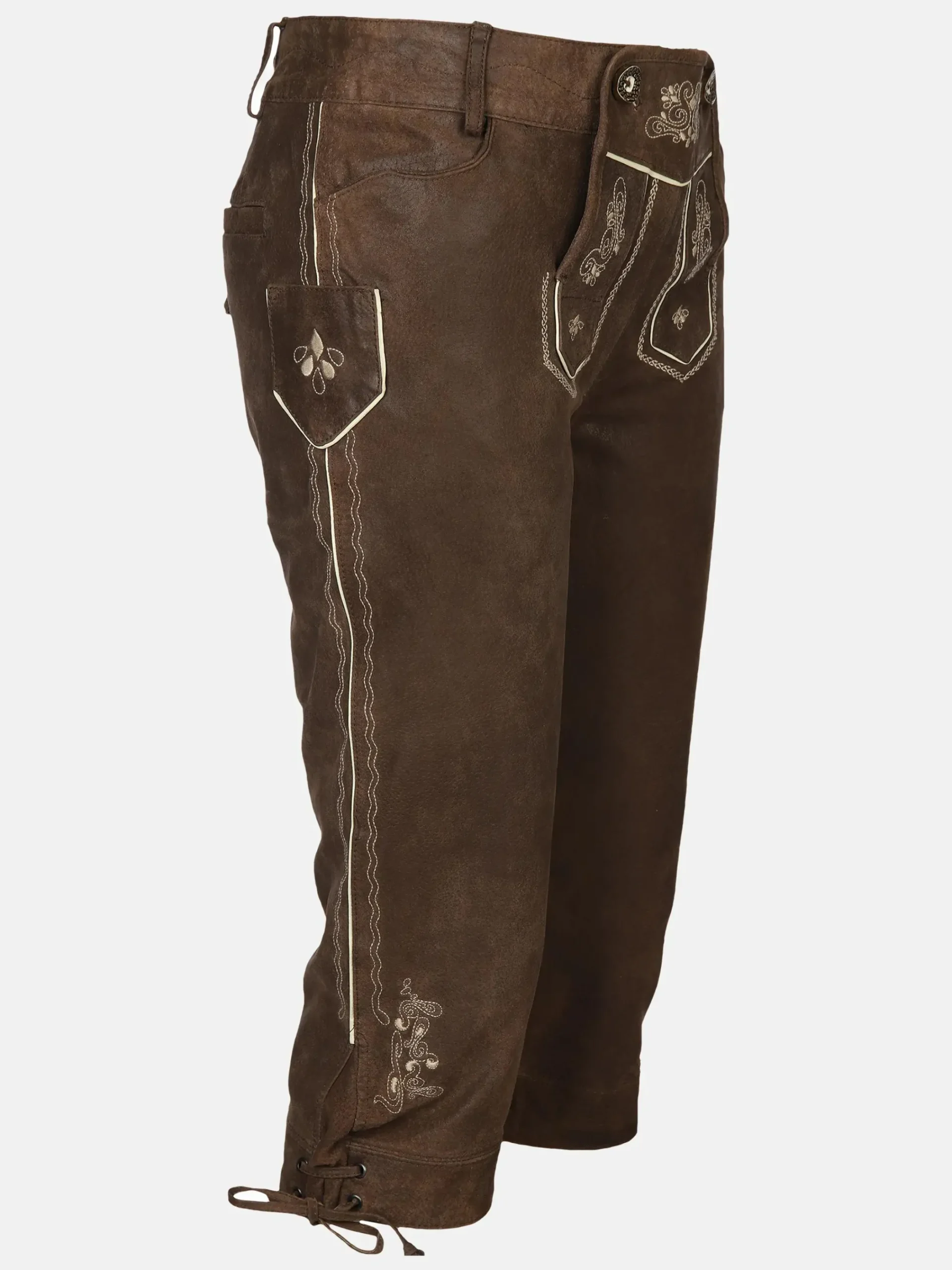 Damen Brandl Tracht Damen Trachten Echtlederhose mit Stickerei