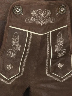 Damen Brandl Tracht Damen Trachten Echtlederhose mit Stickerei