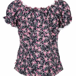 Damen Brandl Tracht Damen Trachtenbluse im Blümchen Print