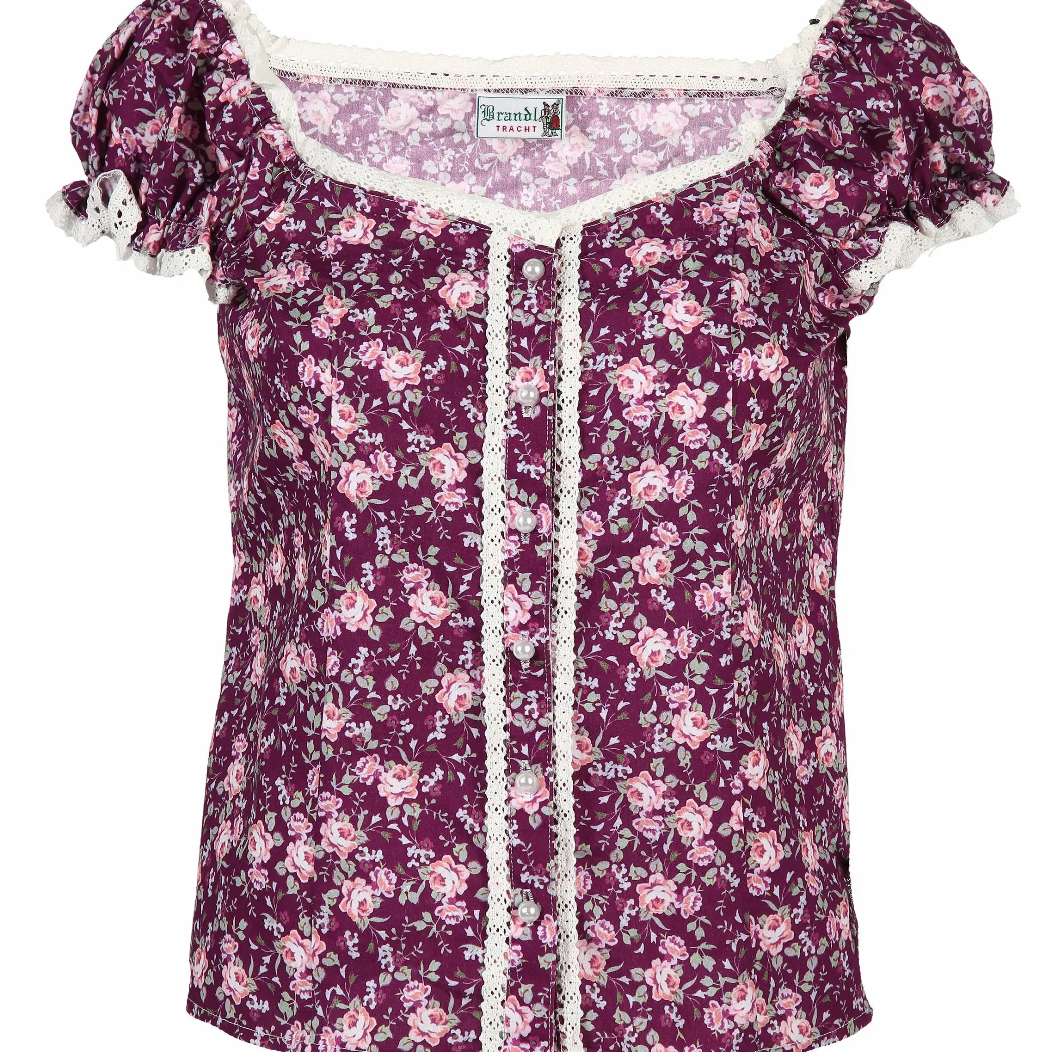 Damen Brandl Tracht Damen Trachtenbluse im floralen Print