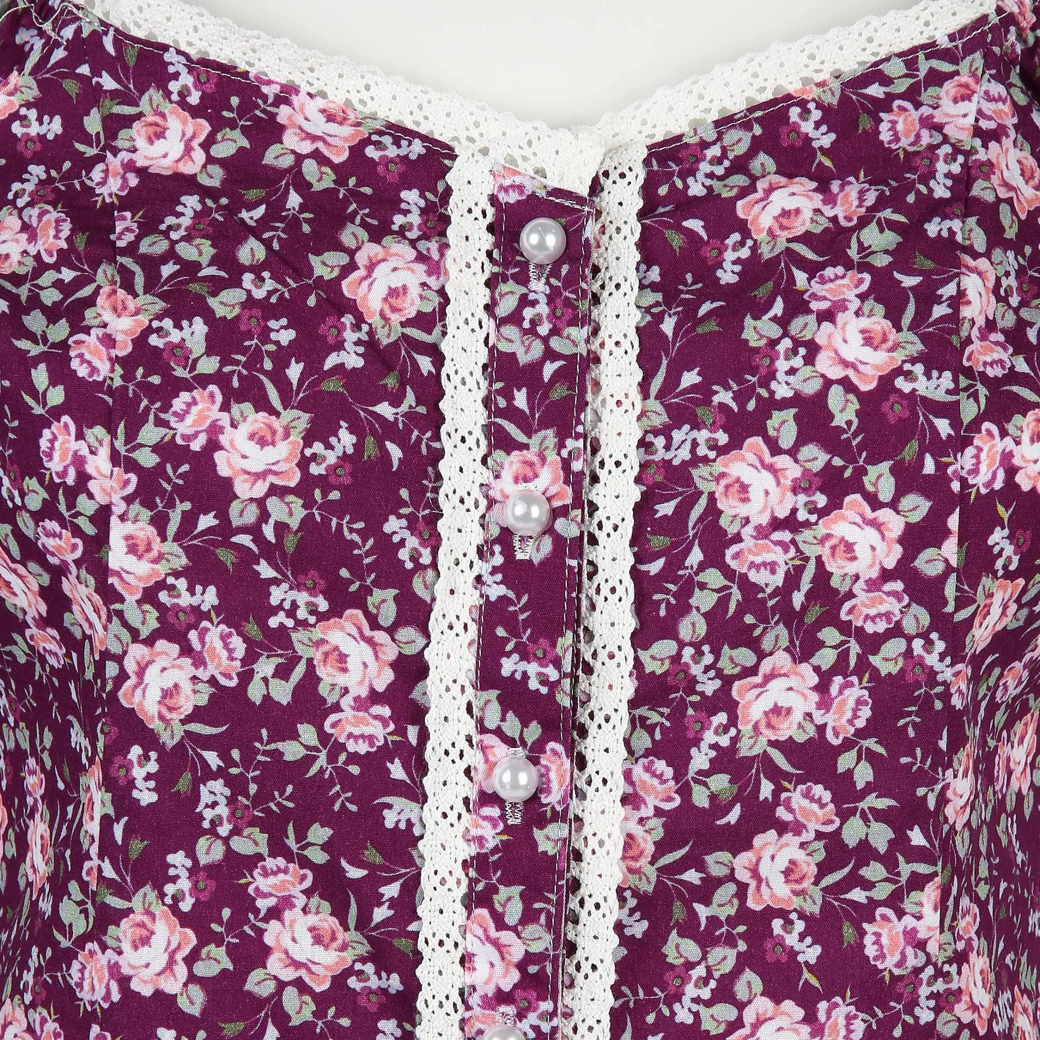 Damen Brandl Tracht Damen Trachtenbluse im floralen Print