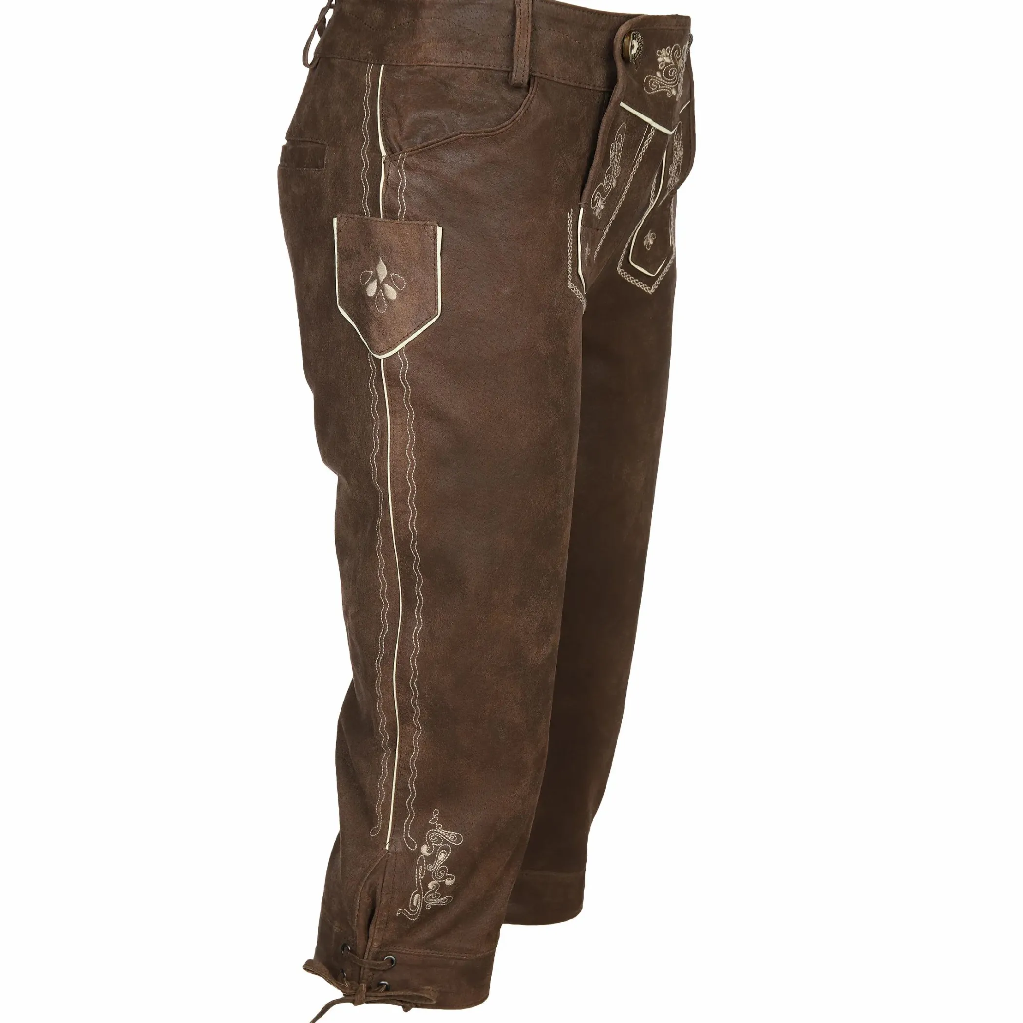 Damen Brandl Tracht Damen Trachtenhose in Echtleder