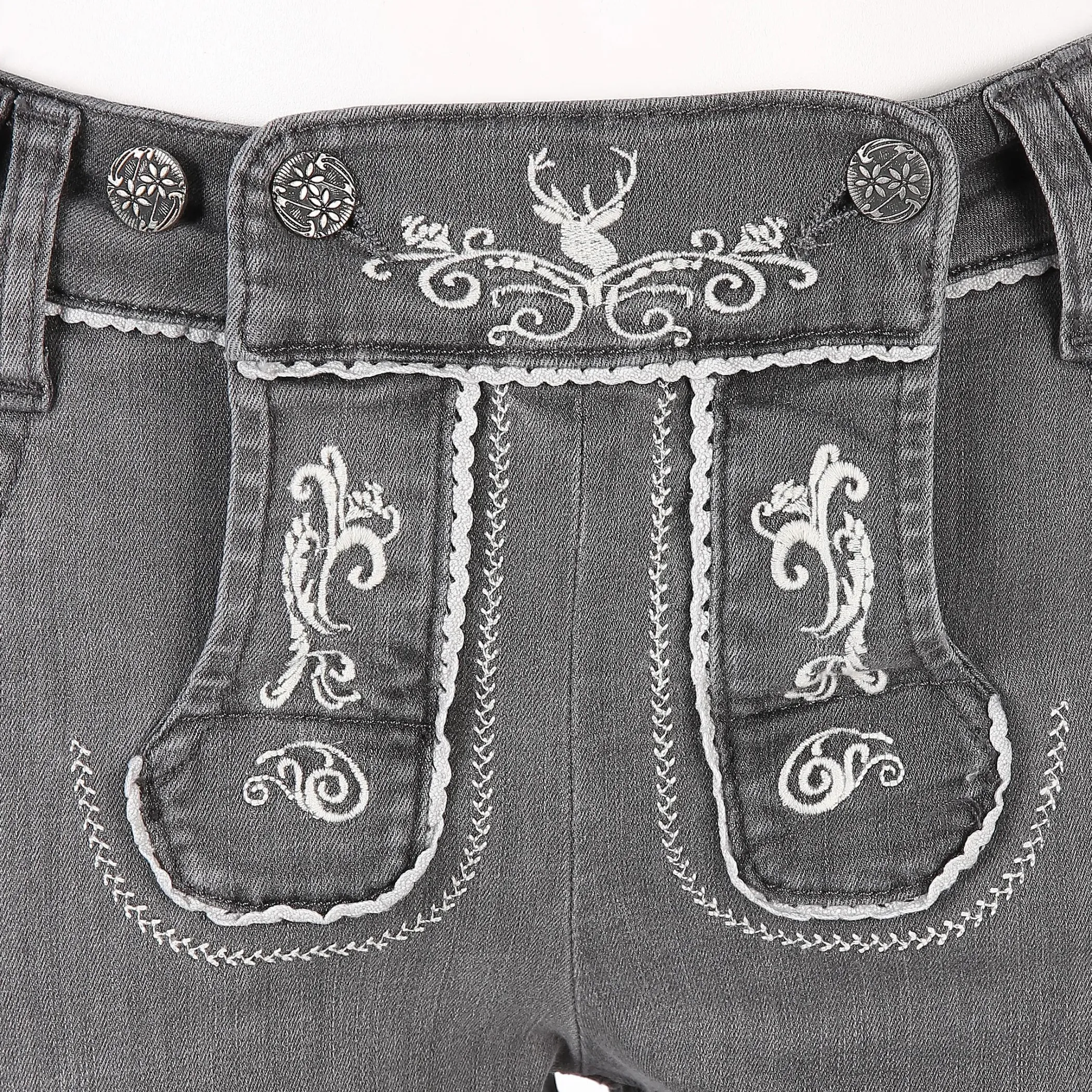 Damen Brandl Tracht Damen Trachtenjeans in Caprilänge