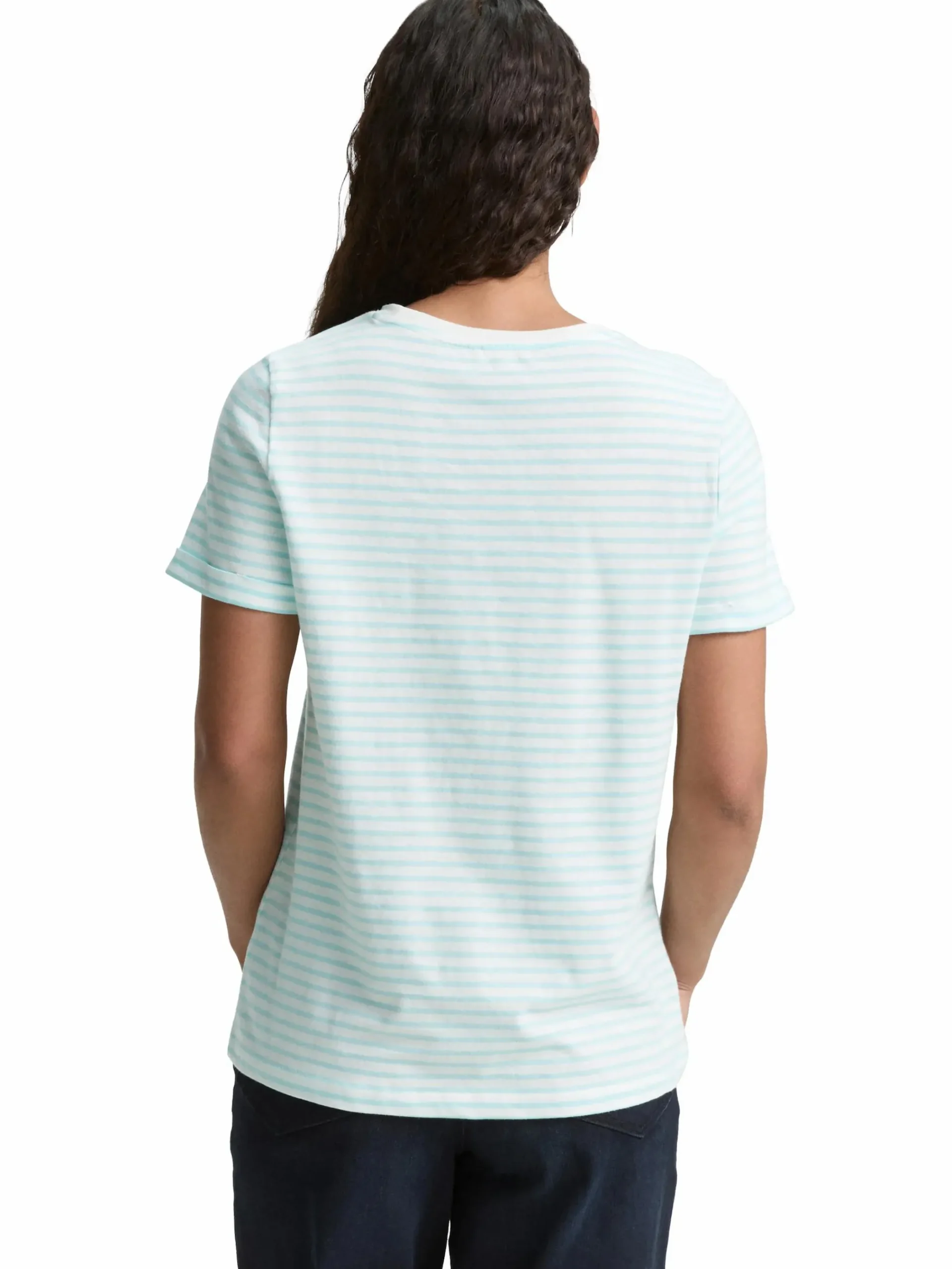 Damen Tom Tailor Damen T-Shirt im Streifenlook