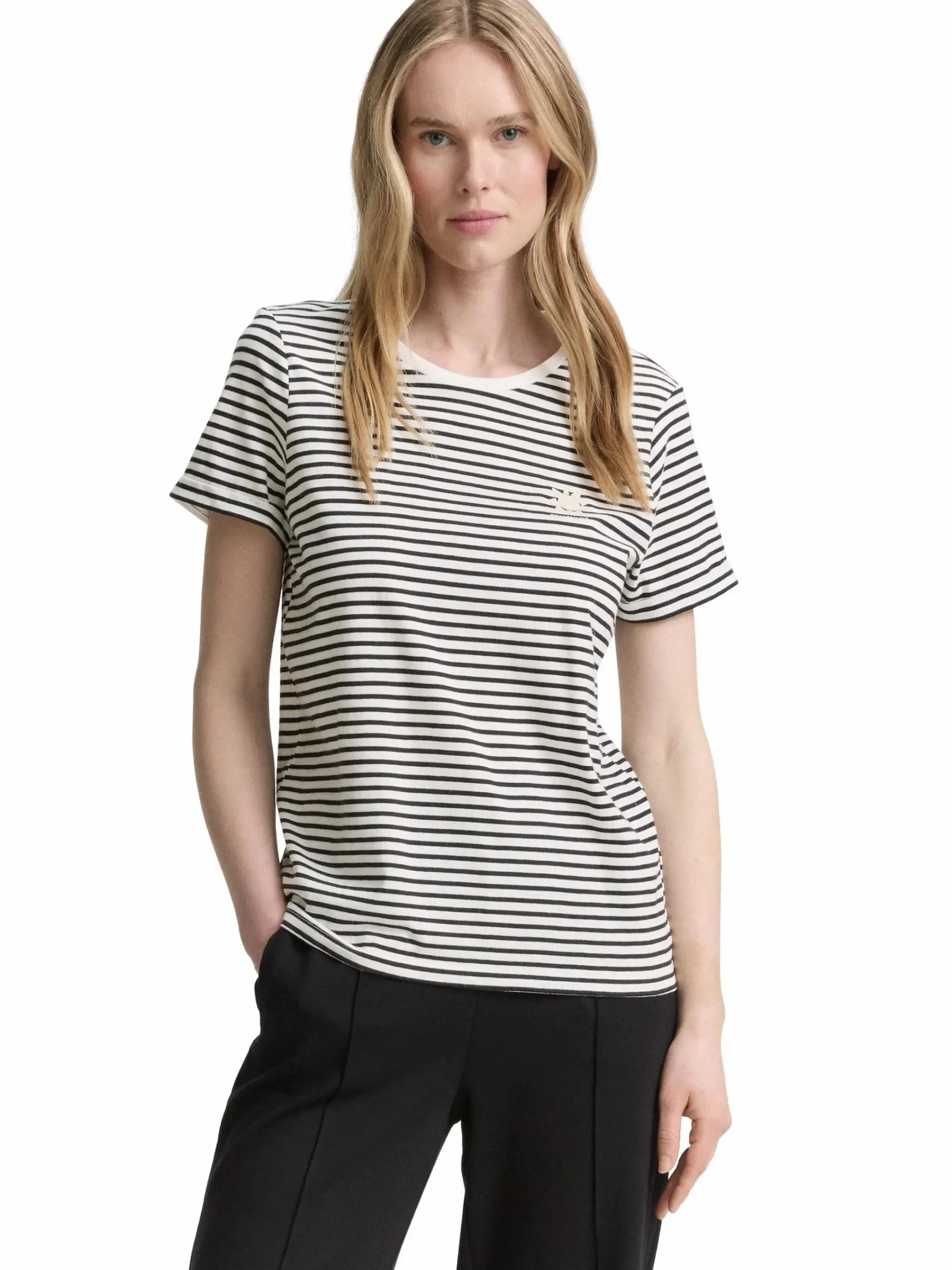 Damen Tom Tailor Damen T-Shirt im Streifenlook