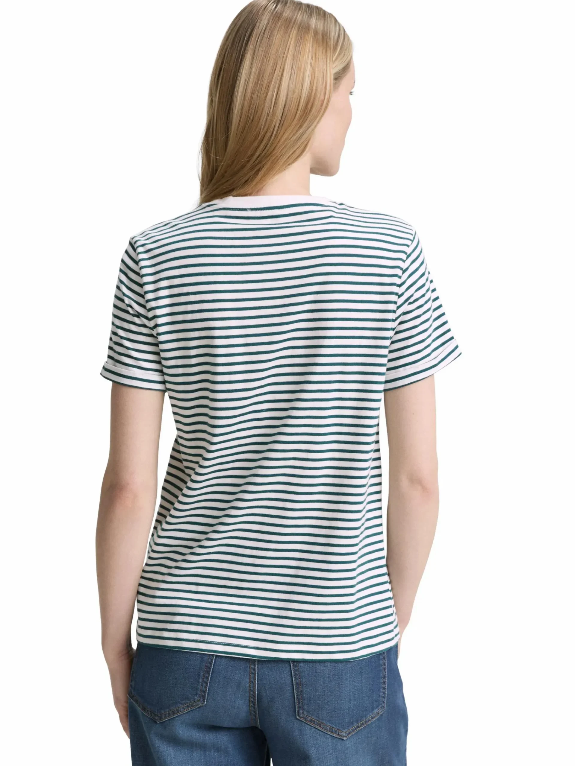 Damen Tom Tailor Damen T-Shirt im Streifenlook