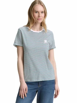 Damen Tom Tailor Damen T-Shirt im Streifenlook