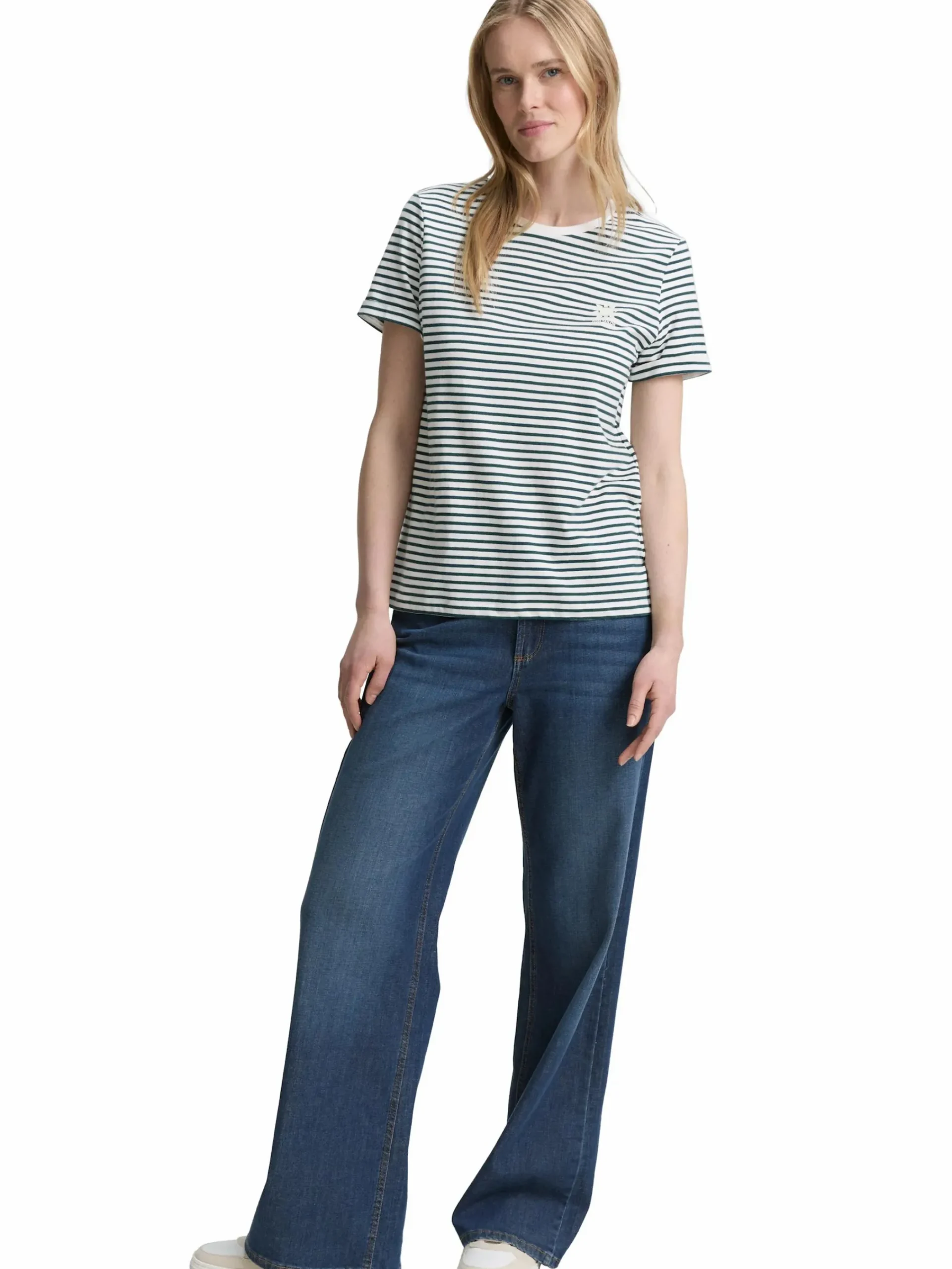 Damen Tom Tailor Damen T-Shirt im Streifenlook