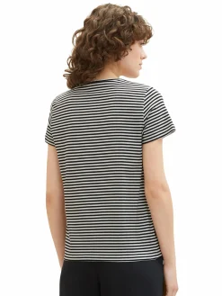 Damen Tom Tailor Damen T-Shirt im Streifenlook