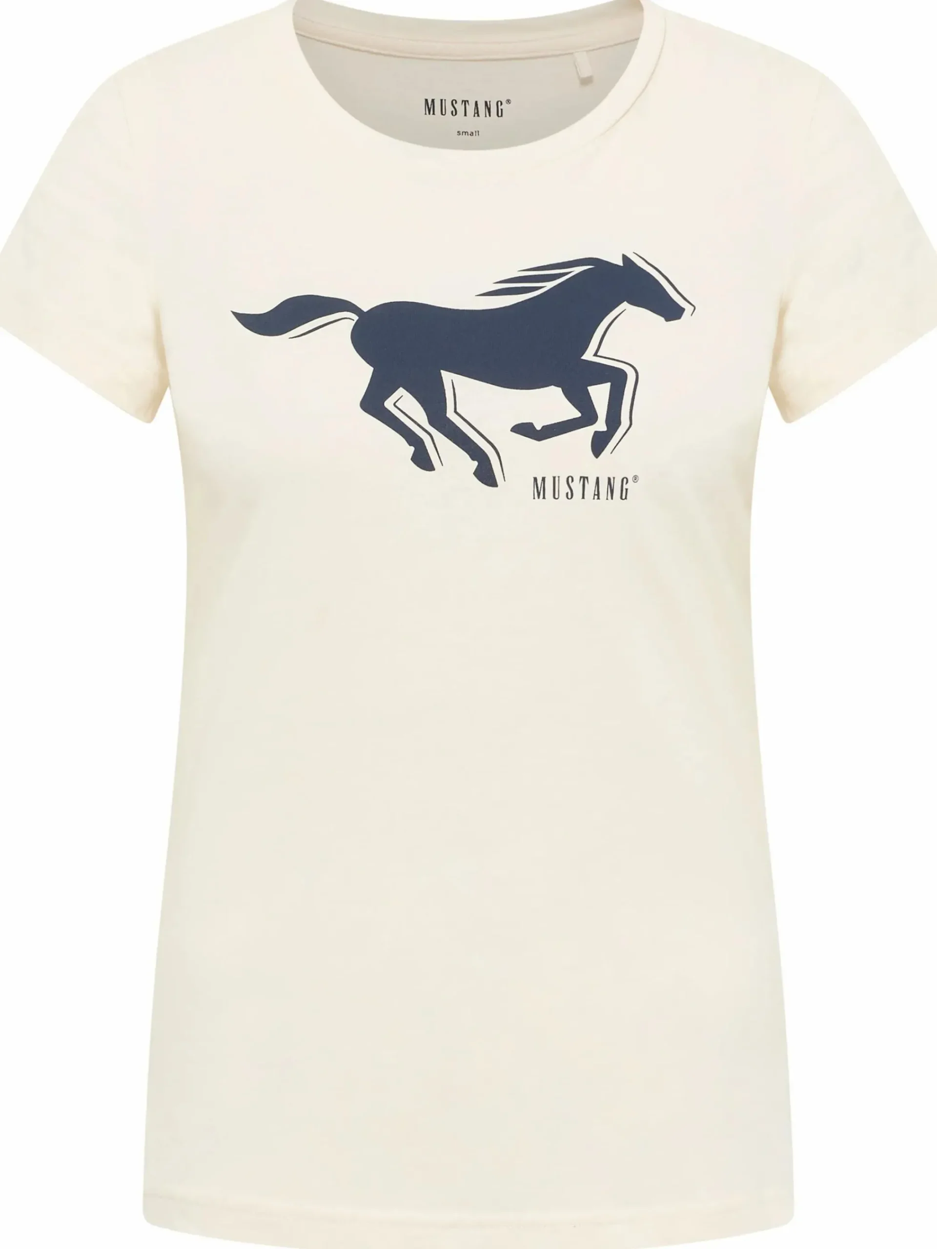 Damen Mustang Damen T-Shirt "Loa" mit Pferdeprint