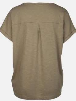 Damen Lisa Tossa Damen T-Shirt mit Glitzerfrontprint