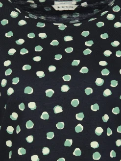 Damen Tom Tailor Damen T-Shirt mit Punkten