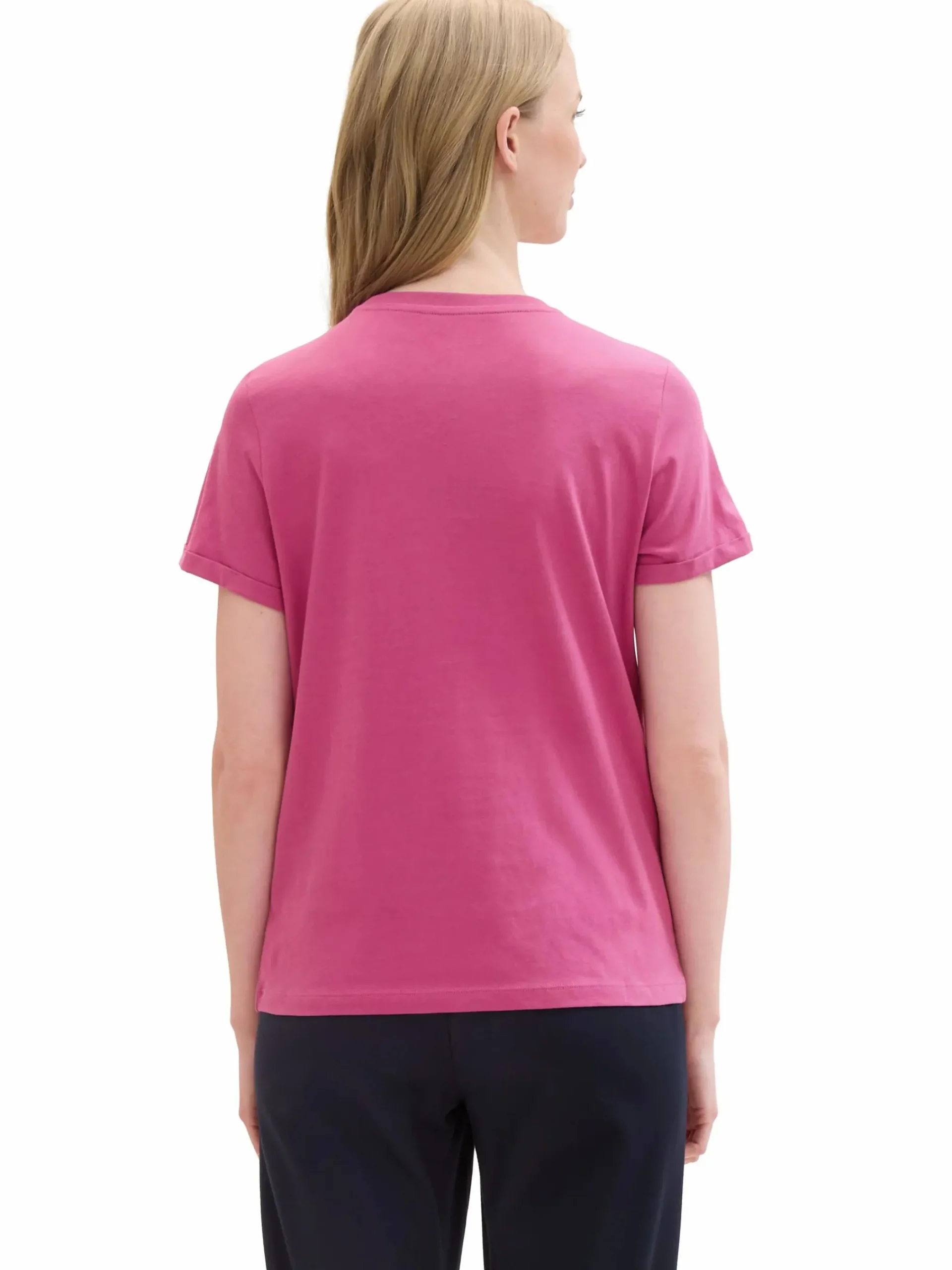 Damen Tom Tailor Damen T-Shirt mit Rubber Print