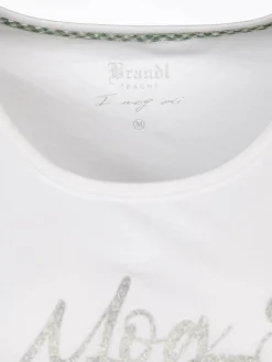 Damen Brandl Tracht Damen T-Shirt mit Trachtenmotiv