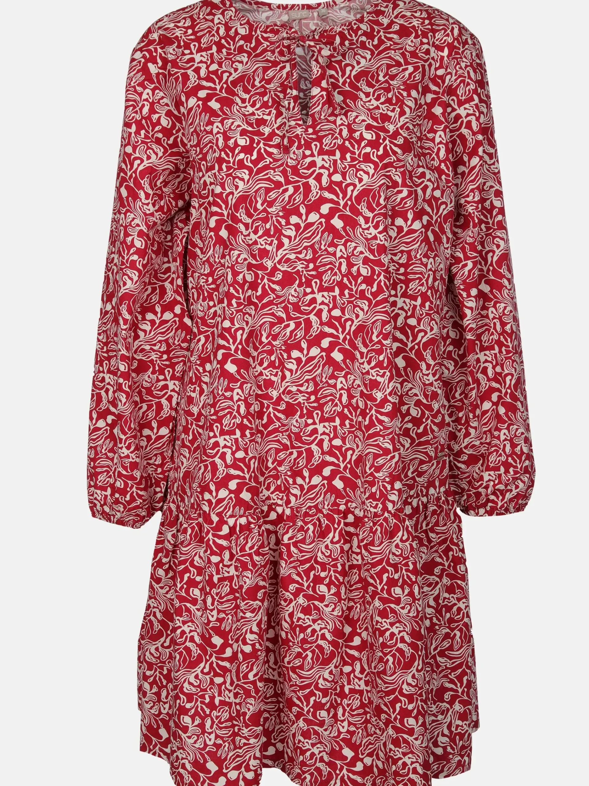 Damen Sure Damen Volantkleid mit Alloverprint