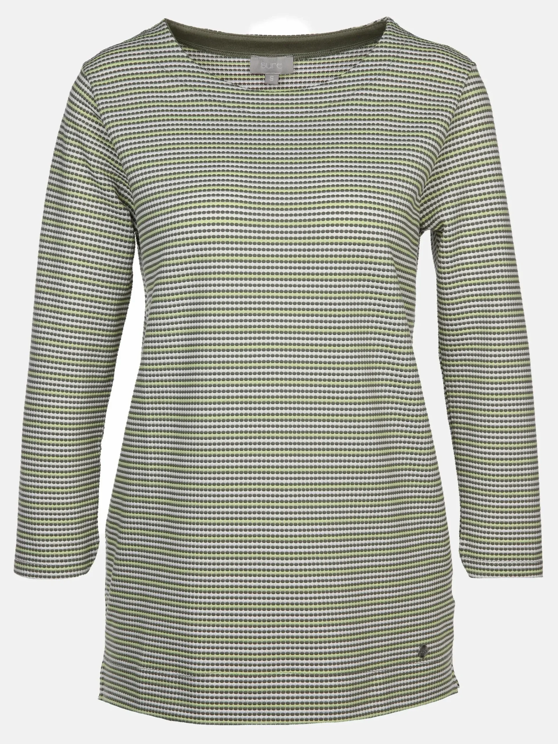 Damen Sure Damen Wabenstrukturshirt mit Streifen