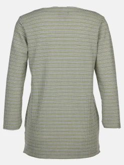 Damen Sure Damen Wabenstrukturshirt mit Streifen