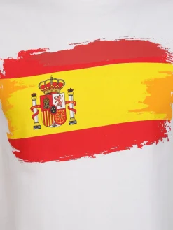 Damen Grinario Sports Damen/Herren T-Shirt mit Länderfahne Fussball EM24