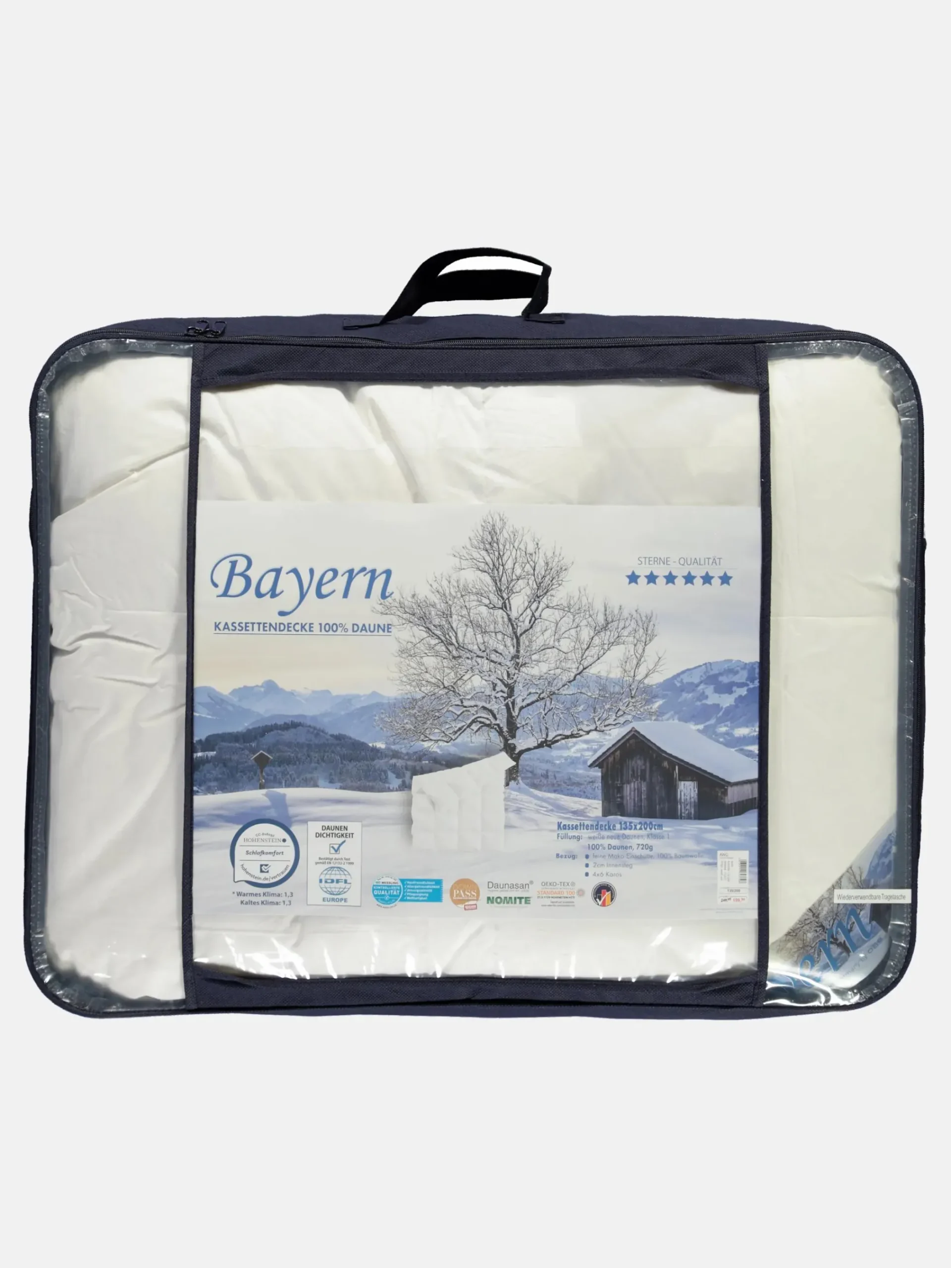 Bayern Daunen Kassettendecke 135x200cm