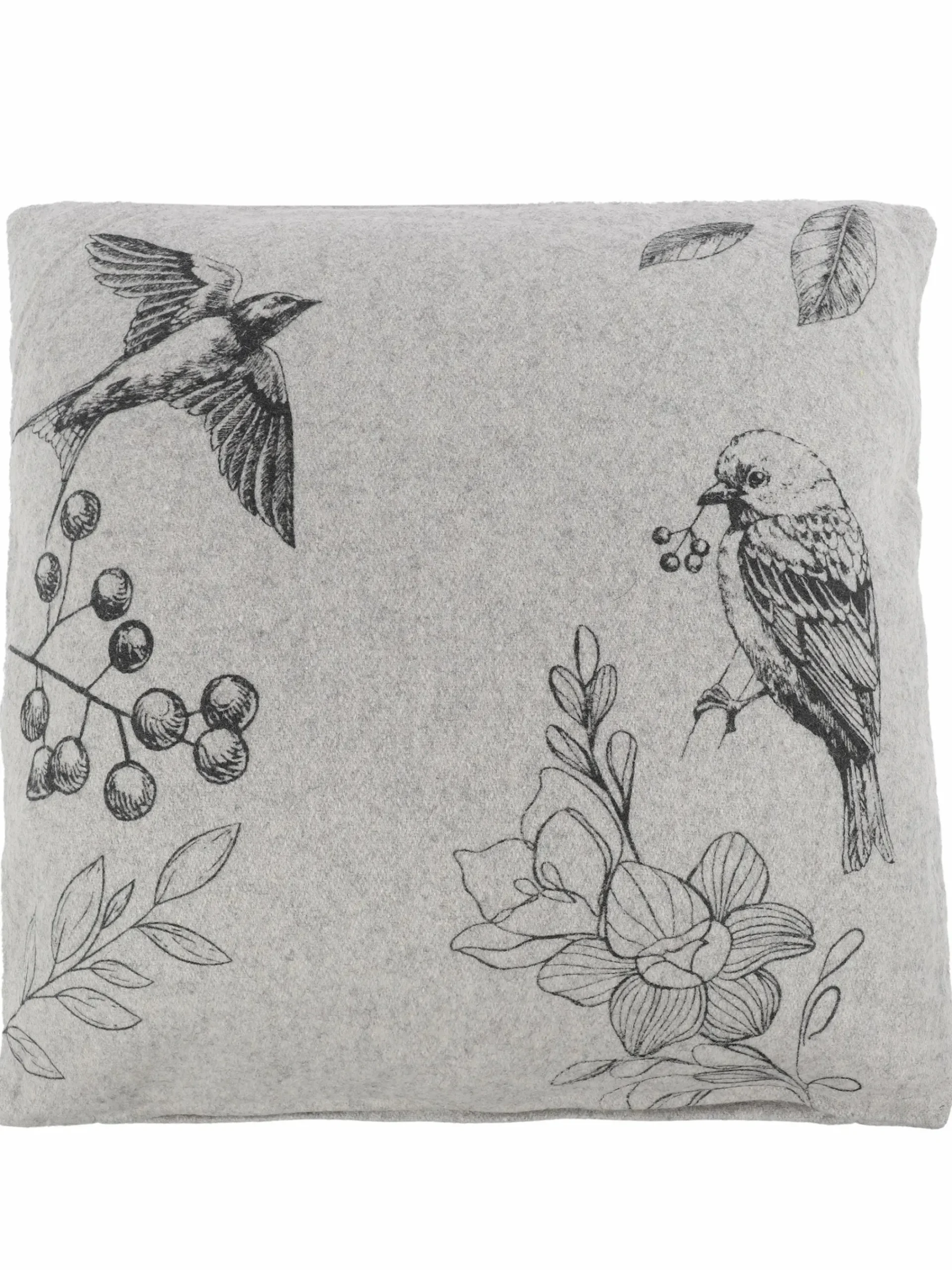 Dream House Dekokissen Filz, 45x45cm, mit Füllung