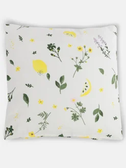 Dream House Dekokissen mit kleinem Zitronenprint, 45x45cm, mit Füllung