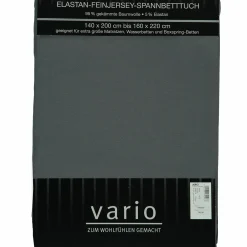 Vario Feinjersey Spannbetttuch 140x200cm bis 160x220cm