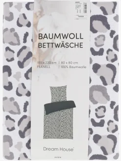 Dream House Flanell-Bettwäsche, 155x220cm