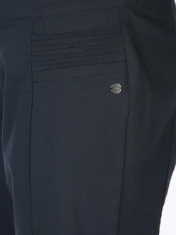 Damen Sonja Blank Große Größen 7/8 Hose mit Mittelnähten