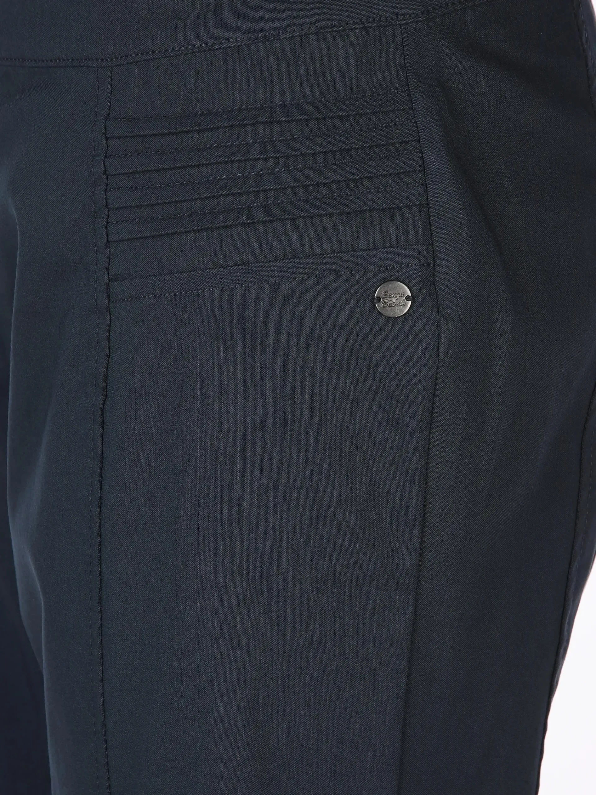 Damen Sonja Blank Große Größen 7/8 Hose mit Mittelnähten