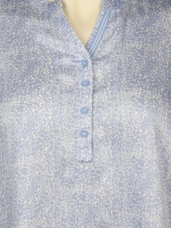 Damen Sonja Blank Große Größen Bluse im Minimalprint