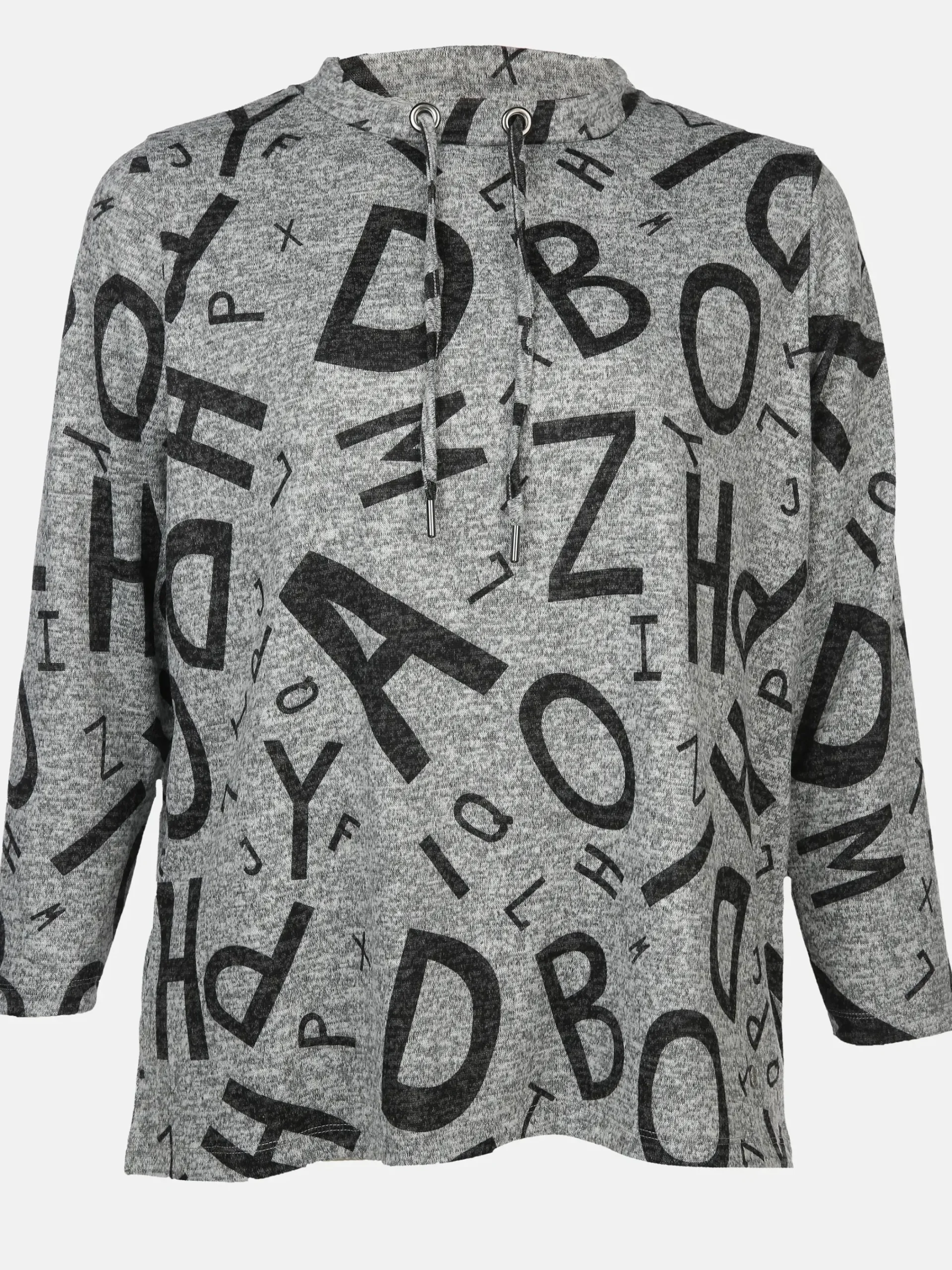 Damen Sonja Blank Große Größen Flauschshirt