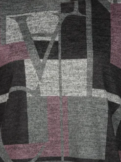 Damen Sonja Blank Große Größen Flauschshirt