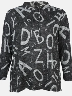 Damen Sonja Blank Große Größen Flauschshirt