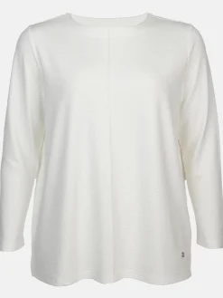 Damen Sonja Blank Große Größen Jacquardshirt