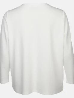 Damen Sonja Blank Große Größen Jacquardshirt