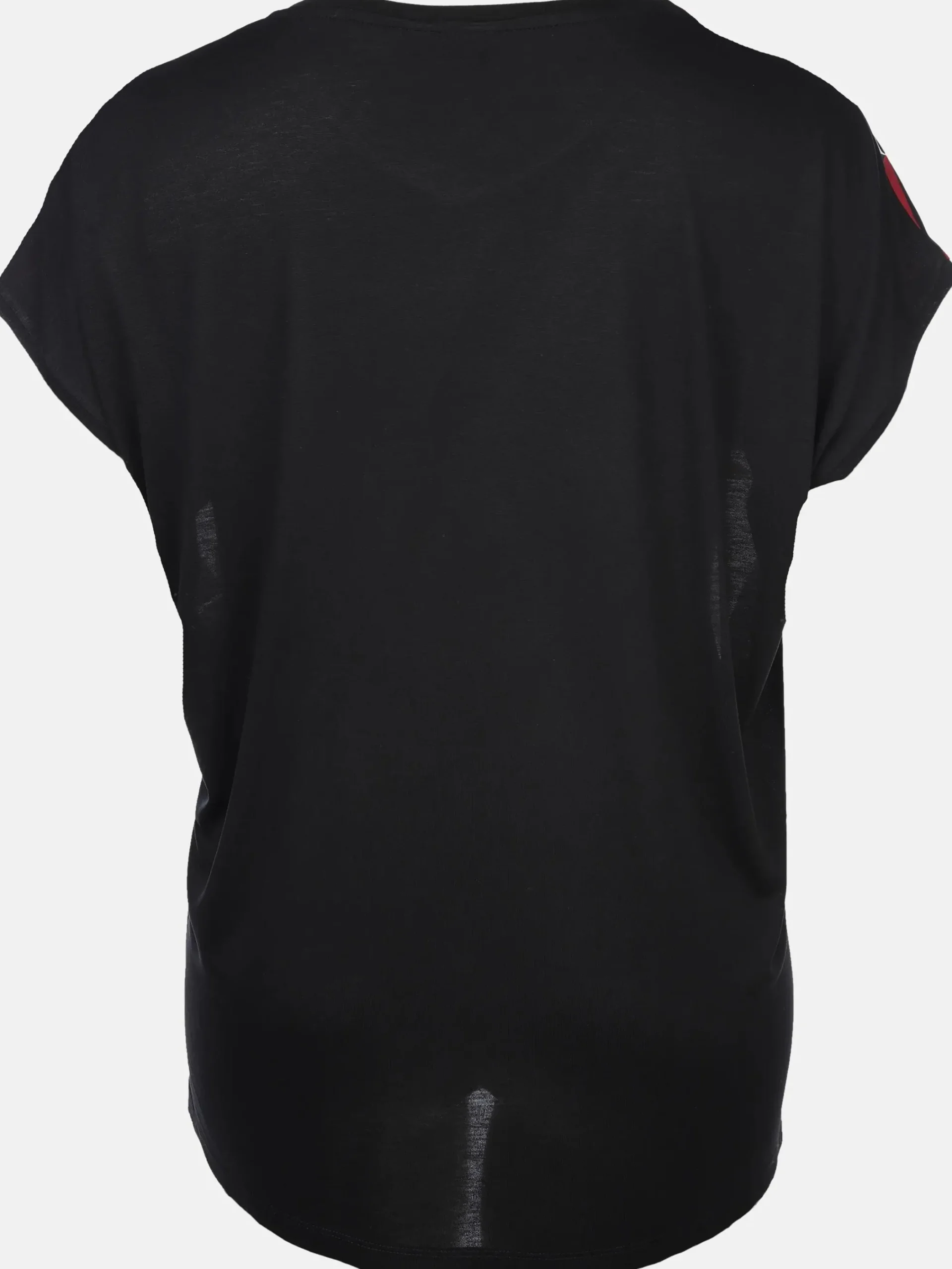 Damen Sonja Blank Große Größen Materialmix-Shirt